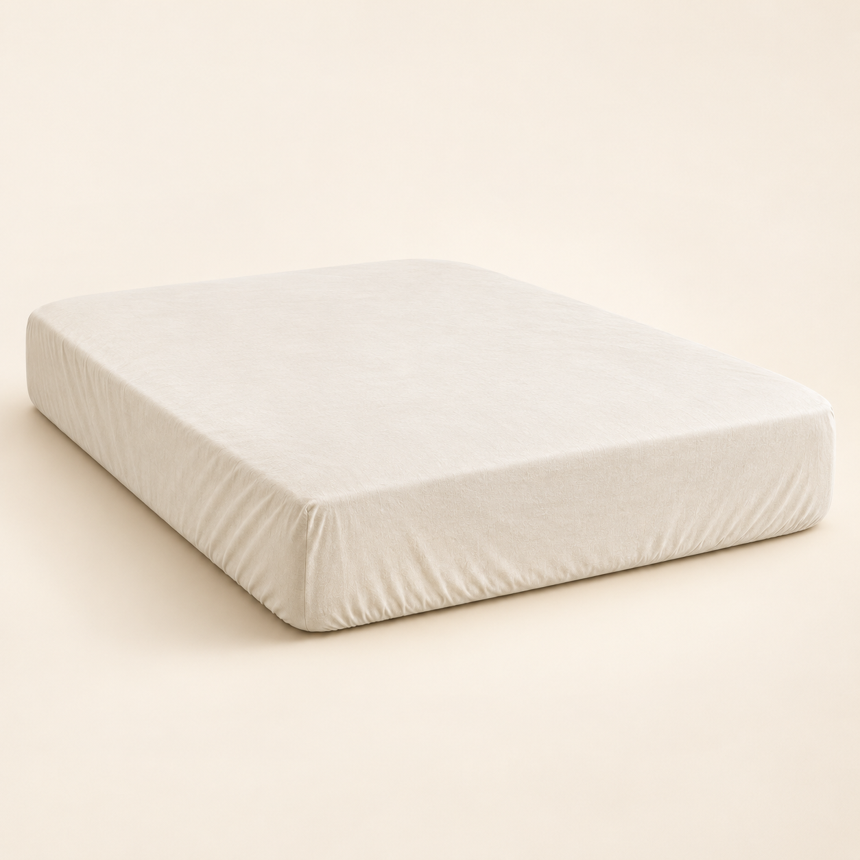 AI illustration representing Naturepedic waterproof mattress protector — Queen