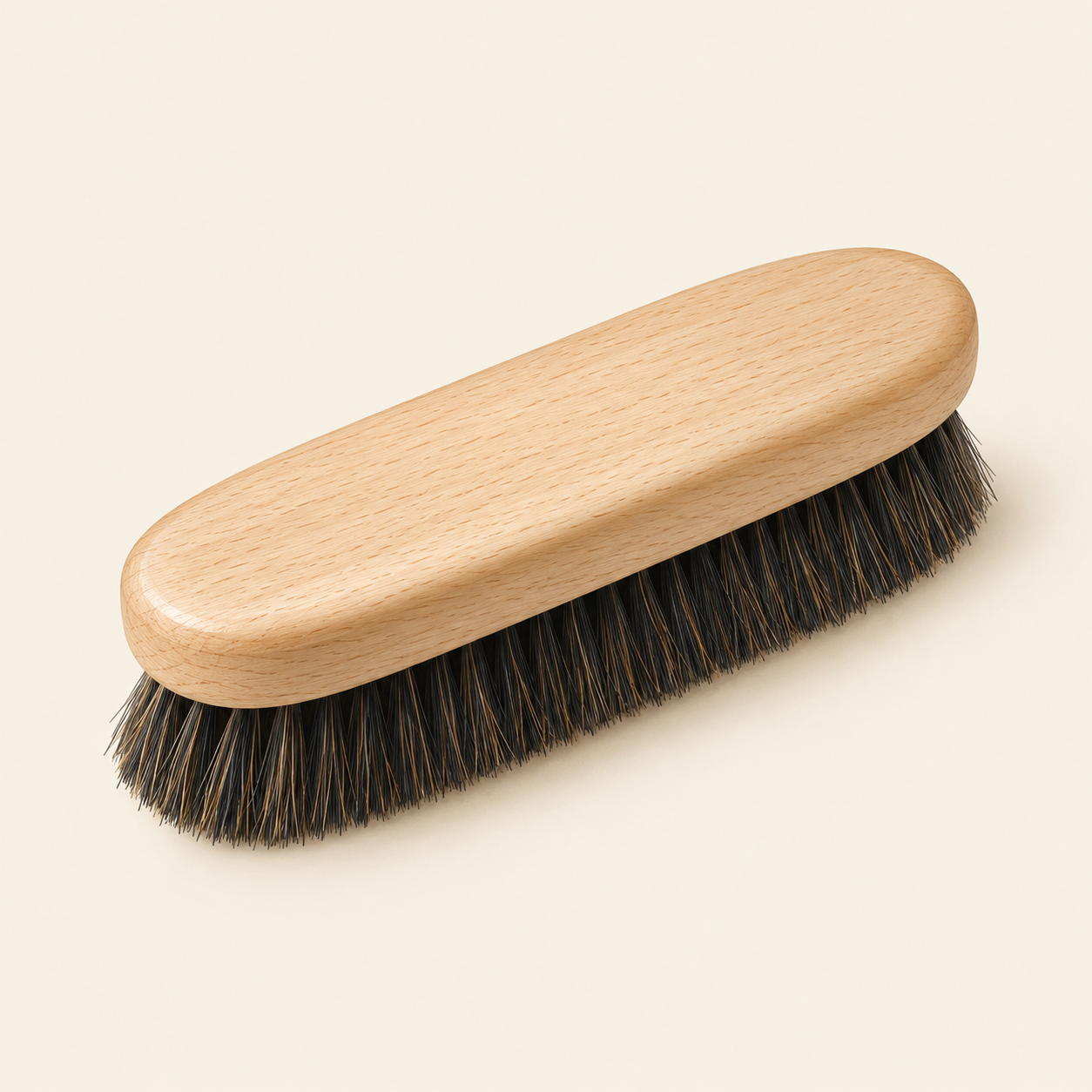 AI illustration representing Redecker beechwood clothes brush