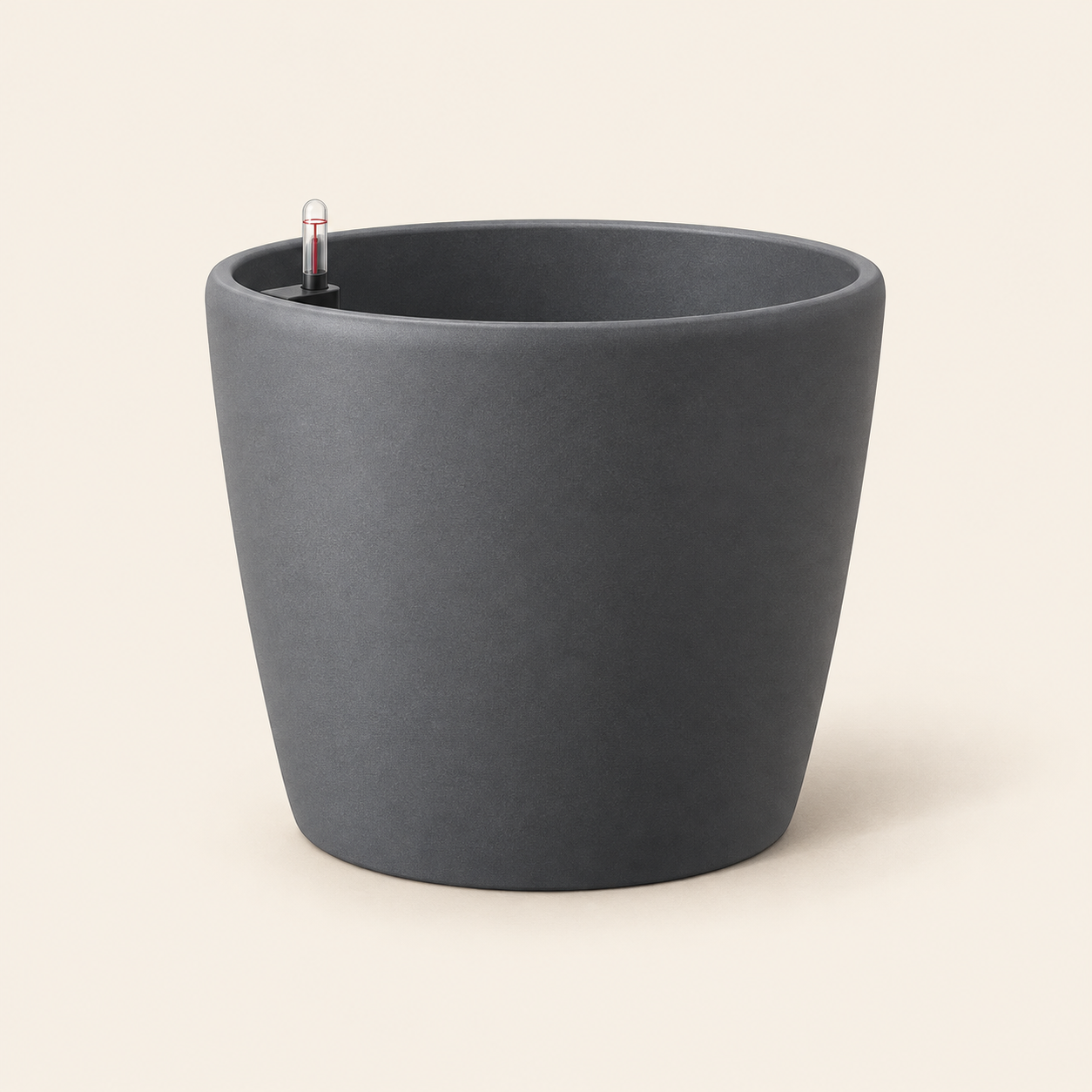 AI illustration representing LECHUZA Classico Color LS 28 planter — Slate